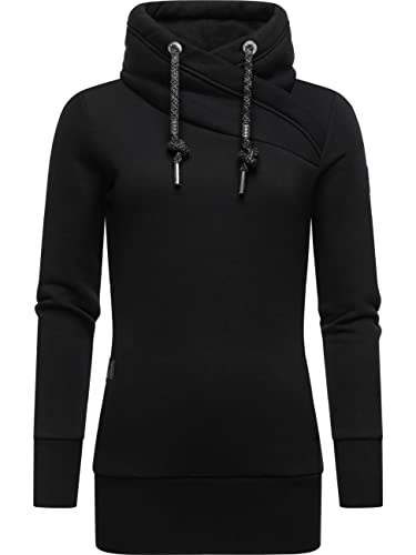 Ragwear Damen Pullover Longsleeve Sweatshirt Neska Black22 Gr. XL von Ragwear
