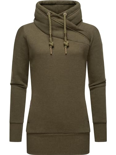 Ragwear Damen Pullover Longsleeve Sweatshirt Neska Olive23 Gr. M von Ragwear