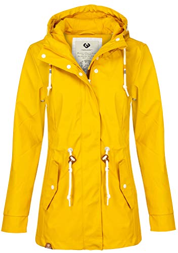 Ragwear Damen Regenjacke, Farbe:gelb, Größe:M von Ragwear