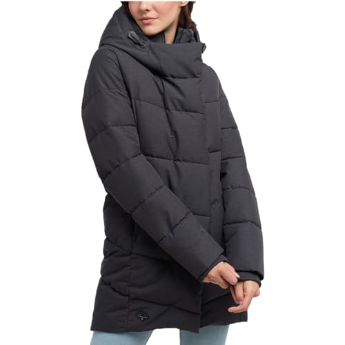 Ragwear PAVLA Damen Frauen Parka,Parka,Steppmantel,lange Jacke,Stehkragen,wasserdicht,Blau,XS von Ragwear