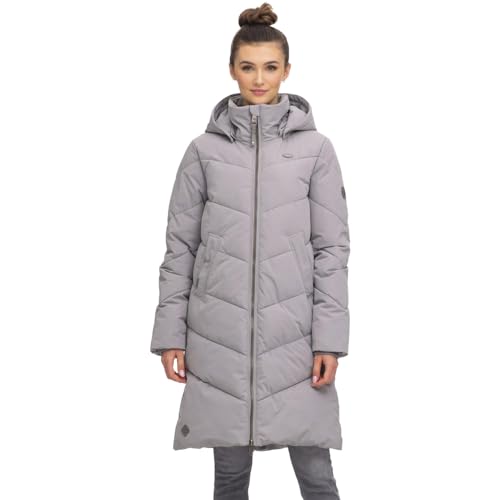 Ragwear Damen Steppmantel Rebelka light grey L von Ragwear