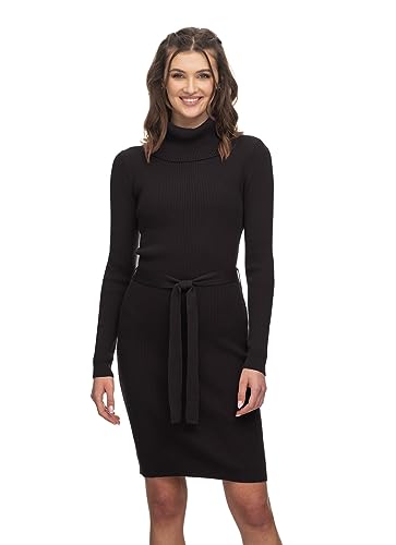 Ragwear - Damen Strickkleid - Miyya - Black von Ragwear