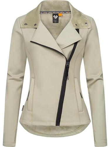 Ragwear Damen Sweatjacke Trainingsjacke innen kuschelig weich angeraut Saskie YOUMODO Dusty Olive Gr. L von Ragwear