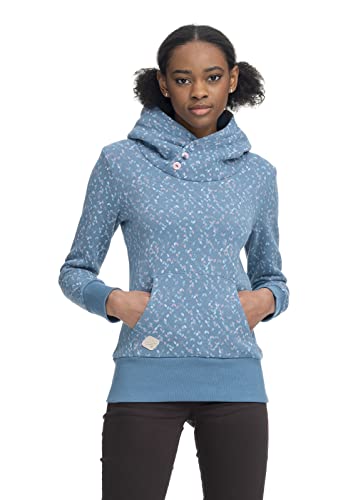 Ragwear Damen Sweatshirt Chelsee hellblau/rosa/himmelblau XL von Ragwear
