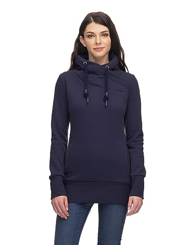 Ragwear NESKA Damen Frauen Kapuzenpulli,Kapuzenpullover,Hoodie,Stehkragen,warm,Seitentaschen,Blau,XL Ragwear NESKA Damen Frauen Kapuzenpulli,Kapuzenpullover,Hoodie,Stehkragen,warm,Seitentaschen,Blau,XL von Ragwear