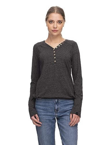 Ragwear Damen Sweatshirt Pinchi Melange in Grey - S Ragwear Damen Sweatshirt Pinchi Melange in Grey - S von Ragwear