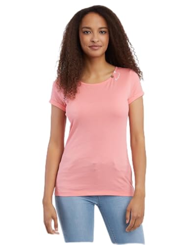 Ragwear Damen T-Shirt FLLORAH A GOTS - Coral von Ragwear