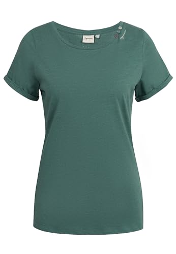 Ragwear - Damen - T-Shirt - Fllorah Comfy GOTS - Pine Green - XL von Ragwear