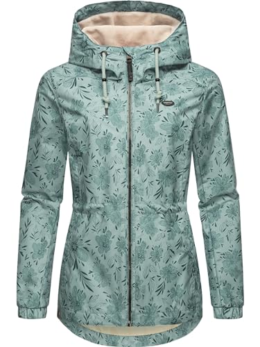 Ragwear Damen Übergangsjacke Dankka Spring Ocean Green Gr. 4XL von Ragwear