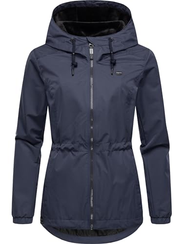 Ragwear Damen Übergangsjacke Dankka Tech Navy Gr. XXL von Ragwear