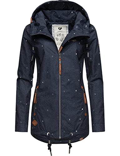 Ragwear Damen Übergangsjacke Outdoor-Jacke Parka Zuzka Nightsky Intl. Navy Gr. S von Ragwear