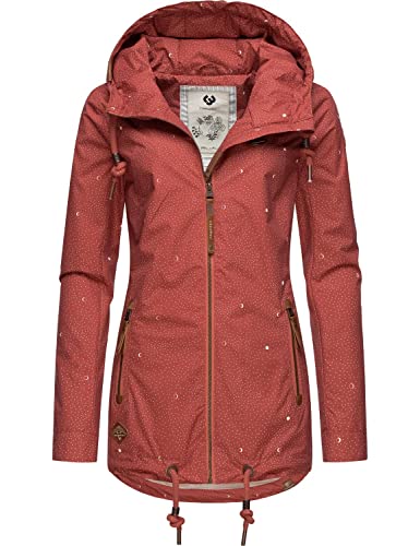 Ragwear Damen Übergangsjacke Outdoor-Jacke Parka Zuzka Nightsky Intl. Rose Gr. XS von Ragwear