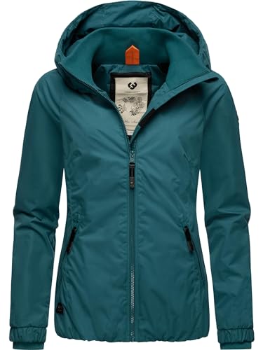 Ragwear Damen Übergangsjacke leichte Jacke kurz mit Kapuze Dizzie Baltic24 Gr. XS von Ragwear