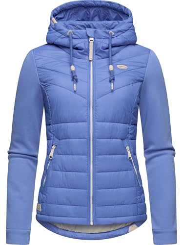 Ragwear Damen Übergangsjacke leichte Steppjacke kurz mit weichen Ärmeln und Kapuze Lucinda Blue2024 Gr. 3XL von Ragwear