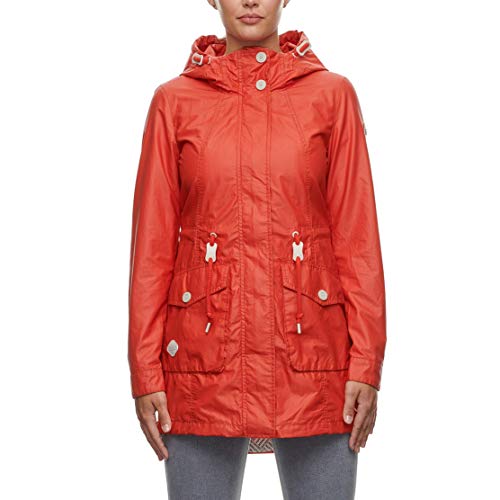 Ragwear Damen Übergangsparka ELSA rot XXL von Ragwear