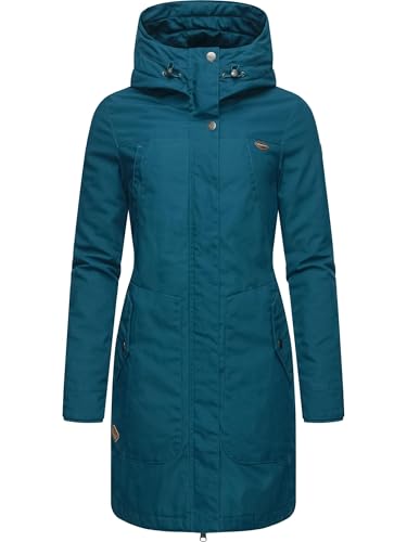 Ragwear Damen Warmer Winter Parka Jannisa Intl Dark Green Gr. XL von Ragwear