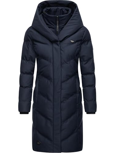 Ragwear Damen Warmer Wintermantel Steppmantel wasserdicht mit Kapuze Natalka Melange Intl Navy24 Gr. XS Ragwear Damen Warmer Wintermantel Steppmantel wasserdicht mit Kapuze Natalka Melange Intl Navy24 Gr. XS von Ragwear