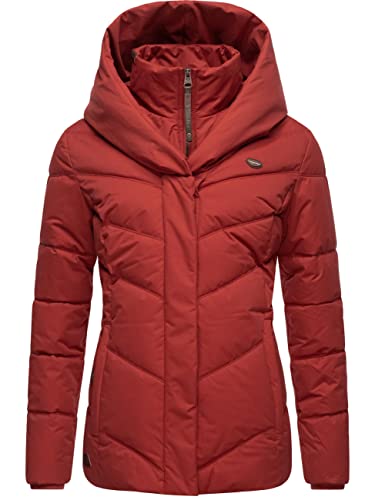 Ragwear Damen Winterjacke Kurzmantel mit Kapuze Natesa Intl. Red22 Gr. M von Ragwear