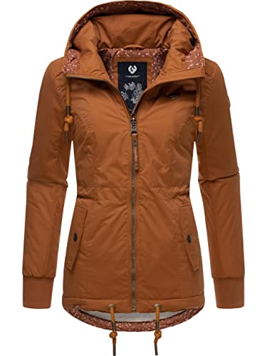Ragwear Damen Winterjacke Outdoorjacke wasserdicht mit Kapuze YM-Danka Cinnamon022 Gr. L von Ragwear