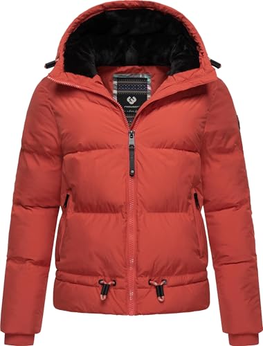 Ragwear Damen Winterjacke warme wasserdichte Steppjacke mit Kapuze Briony YOUMODO Red Gr. XXL von Ragwear