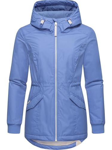 Ragwear Damen Winterjacke wasserdichte Jacke mit Kapuze Dowey Warm YOUMODO Blue Gr. M von Ragwear