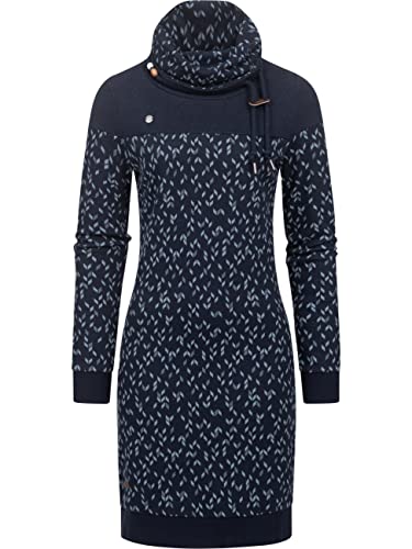 Ragwear Damen Winterkleid Langarm Sweatkleid Chloe Dress Navy22 Gr. M von Ragwear