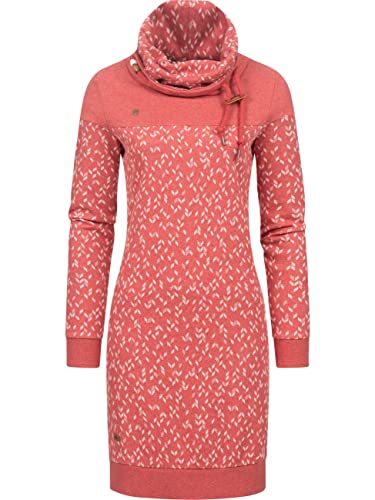 Ragwear Damen Winterkleid Langarm Sweatkleid Chloe Dress Red22 Gr. XL von Ragwear
