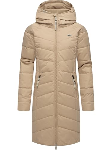 Ragwear Damen Wintermantel Warmer wasserdichter Steppmantel lang mit Kapuze Dizzie Coat Taupe24 Gr. XS Ragwear Damen Wintermantel Warmer wasserdichter Steppmantel lang mit Kapuze Dizzie Coat Taupe24 Gr. XS von Ragwear