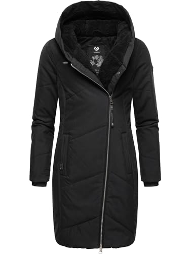 Ragwear Damen Wintermantel Warmer Steppmantel lang mit Kapuze Gordon Long Intl Black23 Gr. XS Ragwear Damen Wintermantel Warmer Steppmantel lang mit Kapuze Gordon Long Intl Black23 Gr. XS von Ragwear