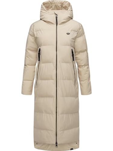 Ragwear Damen Wintermantel Warmer wasserdichter und atmungsaktiver Steppmantel extralang mit Kapuze Patrise Ecru24 Gr. XS Ragwear Damen Wintermantel Warmer wasserdichter und atmungsaktiver Steppmantel extralang mit Kapuze Patrise Ecru24 Gr. XS von Ragwear