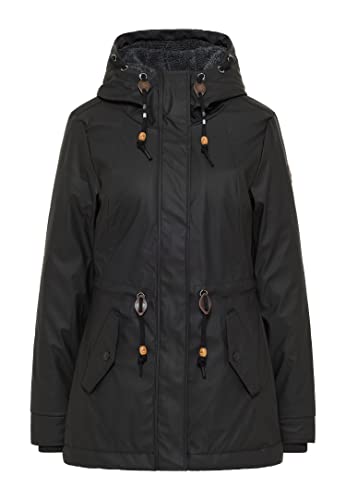 Ragwear Damen Winterparka MONADIS Rainy schwarz XXL von Ragwear