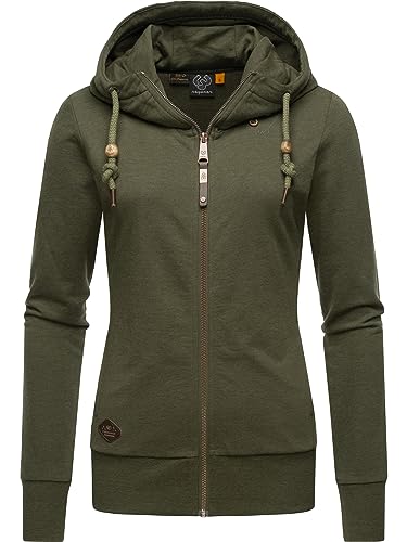 Ragwear Damen Zip-Hoodie Kapuzenjacke Sweatjacke Paya Intl. Olive23 Gr. XL von Ragwear