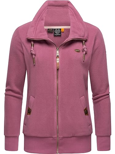 Ragwear Damen Zip-Hoodie Kapuzenjacke Sweatjacke Rylie Fleece Zip Solid Dusty Rose Gr. S von Ragwear