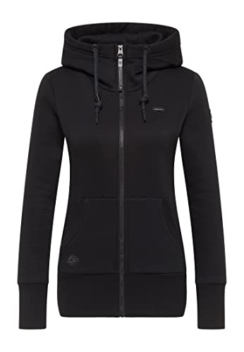 Ragwear Damen Zipper NESKA Zip 2211-30041 Black 1010 Schwarz, Größe:XL von Ragwear