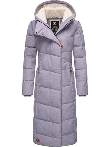 Ragwear Damen atmungsaktiver Wintermantel Warmer wasserdichter Steppmantel lang mit Kapuze Pavla Long Intl Lavender24 Gr. XXL von Ragwear