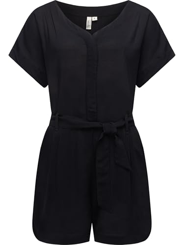 Ragwear Damen kurzer Sommer Jumpsuit Bodysuit mit Taillenband Salwin Solid YOUMODO Black Gr. XS Ragwear Damen kurzer Sommer Jumpsuit Bodysuit mit Taillenband Salwin Solid YOUMODO Black Gr. XS von Ragwear