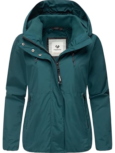 Ragwear Damen leichte Übergangsjacke wasserdichte und atmungsaktive Herbstjacke kurz mit Kapuze Sunniva Light YOUMODO Ocean Green Gr. XS Ragwear Damen leichte Übergangsjacke wasserdichte und atmungsaktive Herbstjacke kurz mit Kapuze Sunniva Light YOUMODO Ocean Green Gr. XS von Ragwear