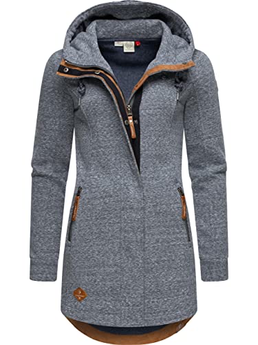 Ragwear Damen leichter Sweat Übergangsmantel lang windabweisend mit Kapuze Letty Intl. Blue22 Gr. XXL Ragwear Damen leichter Sweat Übergangsmantel lang windabweisend mit Kapuze Letty Intl. Blue22 Gr. XXL von Ragwear