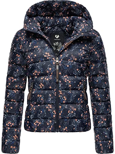 Ragwear Damen warme Winter Steppjacke Tiasa Navy Gr. M von Ragwear