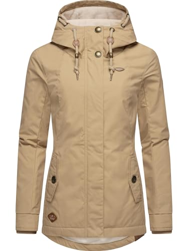 Ragwear Damen warme Kurze Winterjacke mit Kapuze Monade Intl Taupe24 Gr. S Ragwear Damen warme Kurze Winterjacke mit Kapuze Monade Intl Taupe24 Gr. S von Ragwear