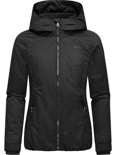 Ragwear Damen warme Winterjacke wasserdichte Jacke Dizzie Warm YOUMODO Black Gr. XS von Ragwear