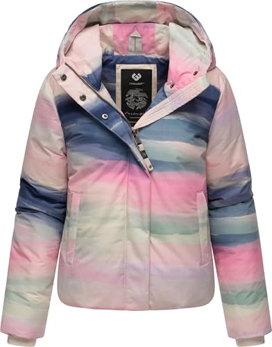 Ragwear Damen wasserdichte und atmungsaktive Winterjacke warme modische Outdoorjacke mit modischem Farbverlauf Amarrena YOUMODO Ecru Gr. XXL von Ragwear