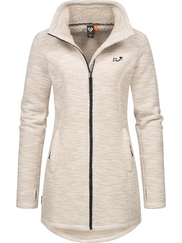 Ragwear Damen weiche Strickjacke Übergangsjacke mit Teddy-Fleece Miram Melange YOUMODO Taupe Gr. M Ragwear Damen weiche Strickjacke Übergangsjacke mit Teddy-Fleece Miram Melange YOUMODO Taupe Gr. M von Ragwear