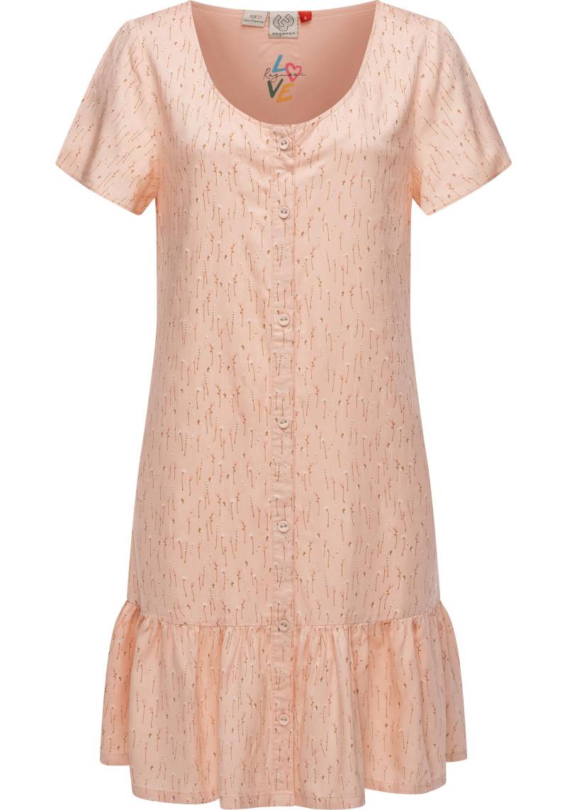 Ragwear Druckkleid "Fialina" Ohne Taschen luftiges Sommerkleid mit süßem Blumenprint von Ragwear