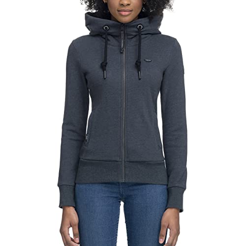 Ragwear Damen Sweatjacke EMER schwarzmeliert S von Ragwear