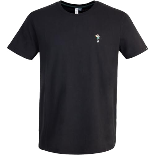 Ragwear Endrew E Bier & Brezel T-Shirt Herren (DE/NL/SE/PL, Alphanumerisch, M, Regular, Regular, Black) von Ragwear