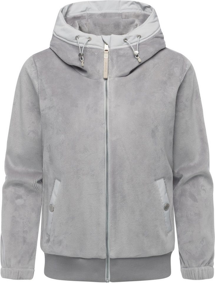 Ragwear Fleecejacke Cousy Short Bonded Übergangsjacke mit kuscheligem Teddyfell-Innenfutter von Ragwear