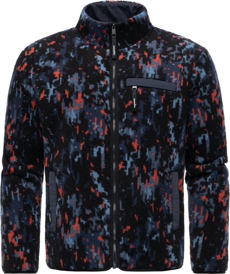 Ragwear Fleecejacke Tawon Print kuschelg warme Herren Plüschjacke Ragwear Fleecejacke Tawon Print kuschelg warme Herren Plüschjacke von Ragwear