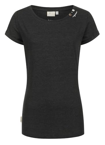 Ragwear Fllorah A GOTS Core Frauen T-Shirt grau M 70% Baumwolle, 30% Polyester Basics, Streetwear von Ragwear