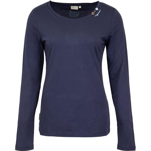 Ragwear Florah A Organic Longsleeve Damen (Navy, M) von Ragwear